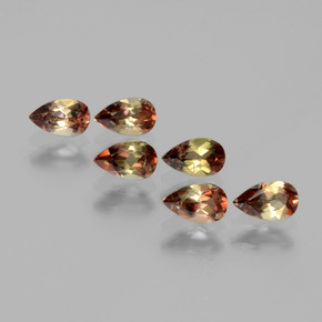 1.31 ct Multicolor Andalusite Gemstone, Andalusite Gem in Pear Facet Shape for Sale.