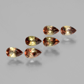 1.31 ct Multicolor Andalusite Stone, Natural Andalusite in Pear Facet Shape for Sale