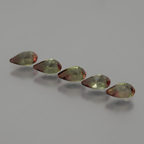 Andalusite Gemstones in 6 x 4 mm (calibrated) Size for Sale, Andalusite Stones in Multicolor Color