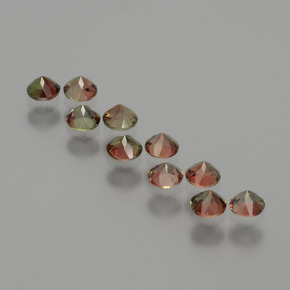 Andalusite Gemstone in 3.2 mm Size for Sale, Andalusite Stone in Multicolor Color