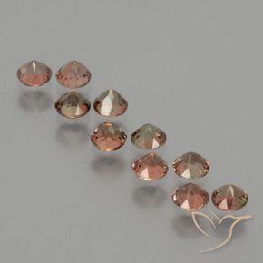 Andalusite Gemstones in 3.5 mm (calibrated) Size for Sale, Andalusite Stones in Multicolor Color