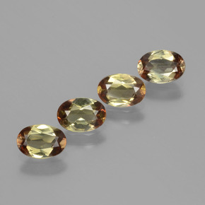 2.08 ctw Multicolor Andalusite Stones, Natural Andalusite in Oval Facet Shape for Sale