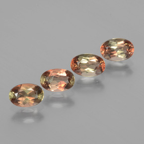 1.90 ctw Multicolor Andalusite Stones, Natural Andalusite in Oval Facet Shape for Sale