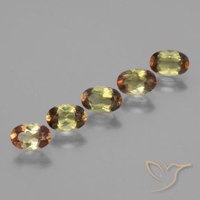 2.22 ctw Multicolor Andalusite Stones, Natural Andalusite in Oval Facet Shape for Sale