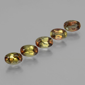 2.89 ct Multicolor Andalusite Stone, Natural Andalusite in Oval Facet Shape for Sale