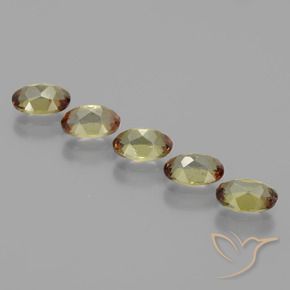 Andalusite Gemstones in 6.3 x 4.3 mm Size for Sale, Andalusite Stones in Multicolor Color