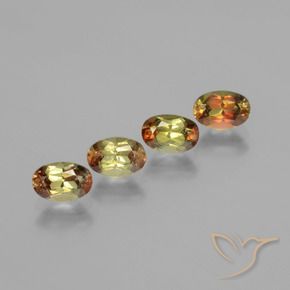 2.27 ctw Multicolor Andalusite Stones, Natural Andalusite in Oval Facet Shape for Sale