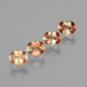 1.76 ctw Multicolor Andalusite Stones, Natural Andalusite in Oval Facet Shape for Sale