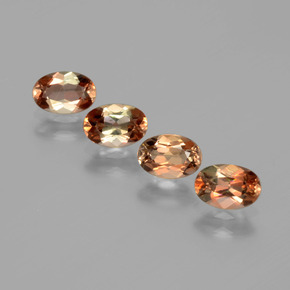 1.97 ctw Multicolor Andalusite Gemstones, Andalusite Gems in Oval Facet Shape for Sale.