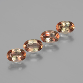 2.31 ctw Multicolor Andalusite Stones, Natural Andalusite in Oval Facet Shape for Sale