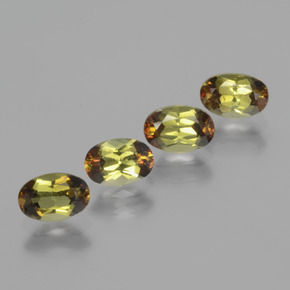 2.12 ctw Multicolor Andalusite Stones, Natural Andalusite in Oval Facet Shape for Sale