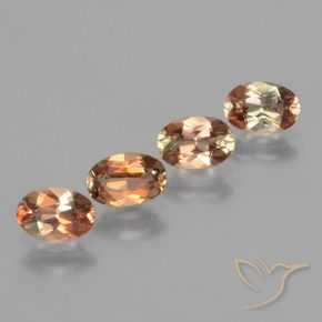 1.91 ctw Multicolor Andalusite Stones, Natural Andalusite in Oval Facet Shape for Sale