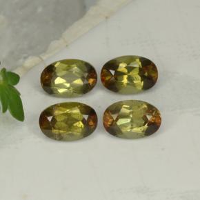 2.2ct Oval Facet Multicolor Andalusite for sale thumb image of 2.2ct Oval Facet Multicolor Andalusite (ID: 390809)