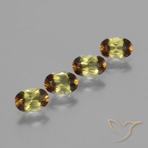 1.75 ctw Multicolor Andalusite Stones, Natural Andalusite in Oval Facet Shape for Sale