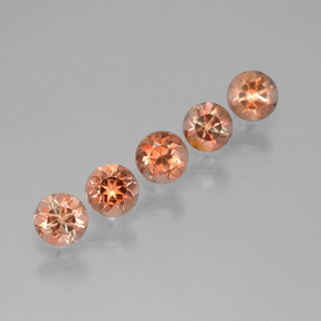 1.55 ctw Multicolor Andalusite Stones, Natural Andalusite in Round Facet Shape for Sale