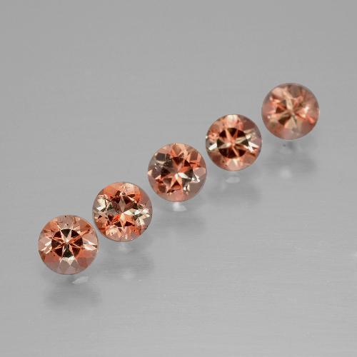 Mehrfarbig Andalusit Edelstein - 0.3ct Rund Facettenschliff (ID: 390839)