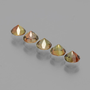 Andalusite Gemstones in 4 mm (calibrated) Size for Sale, Andalusite Stones in Multicolor Color