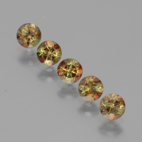 Multicolore Andalusite Gem - 0.3ct Sfaccettatura rotonda (ID: 390845)