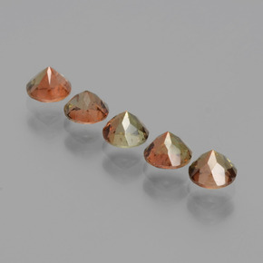 Andalusite Gemstones in 4.1 mm Size for Sale, Andalusite Stones in Multicolor Color