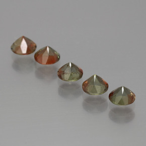 Andalusite Gemstones in 4 mm (calibrated) Size for Sale, Andalusite Stones in Multicolor Color