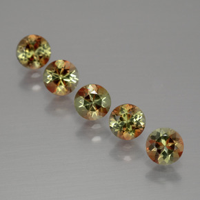 1.45 ct Multicolor Andalusite Gemstone, Andalusite Gem in Round Facet Shape for Sale.