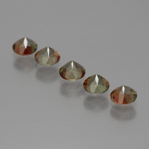 Andalusite Gemstone in 4 mm (calibrated) Size for Sale, Andalusite Stone in Multicolor Color