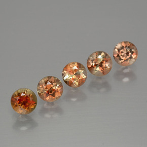 0.3ct Round Facet Multicolor Andalusite Gem for sale 0.3ct Round Facet Multicolor Andalusite Gem (ID: 390853)