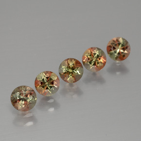 1.49 ct Multicolor Andalusite Stone, Natural Andalusite in Round Facet Shape for Sale
