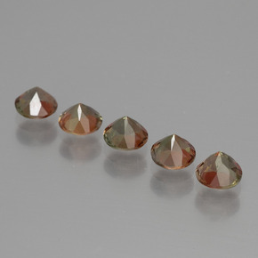 Andalusite Gemstone in 4 mm (calibrated) Size for Sale, Andalusite Stone in Multicolor Color