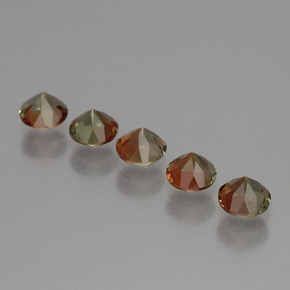 Andalusite Gemstone in 4 mm (calibrated) Size for Sale, Andalusite Stone in Multicolor Color