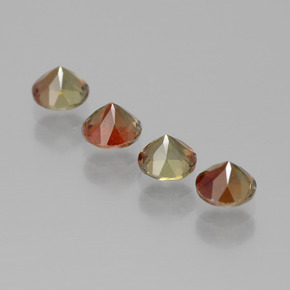 Andalusite Gemstone in 4.1 mm Size for Sale, Andalusite Stone in Multicolor Color