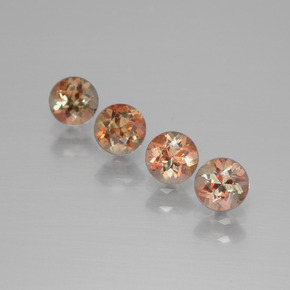 1.25 ct Multicolor Andalusite Stone, Natural Andalusite in Round Facet Shape for Sale