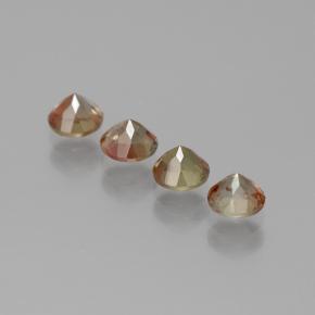 Andalusite Gemstones in 4.2 mm Size for Sale, Andalusite Stones in Multicolor Color