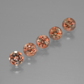 1.43 ctw Multicolor Andalusite Stones, Natural Andalusite in Round Facet Shape for Sale