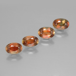 2.13 ct Orange Andalusite Stone, Natural Andalusite in Oval Facet Shape for Sale