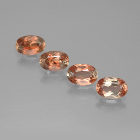 2.02 ctw Multicolor Andalusite Gemstones, Andalusite Gems in Oval Facet Shape for Sale.