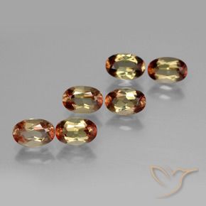 2.95 ctw Multicolor Andalusite Stones, Natural Andalusite in Oval Facet Shape for Sale