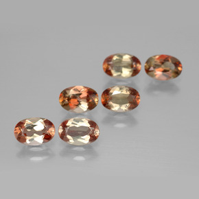 2.69 ctw Multicolor Andalusite Stones, Natural Andalusite in Oval Facet Shape for Sale