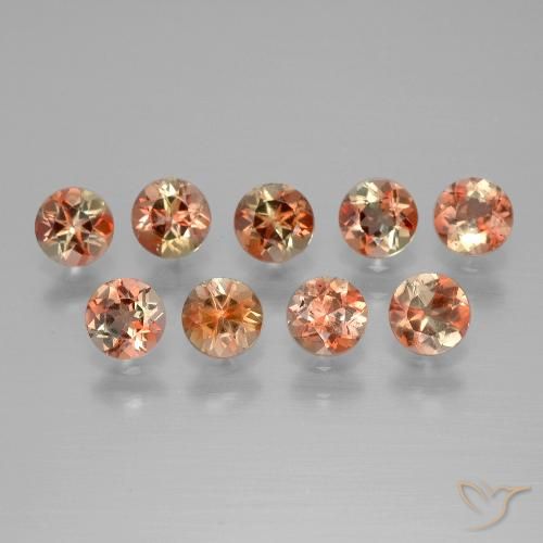 2.44ctw Natural Multicolor Andalusite, Round, VS