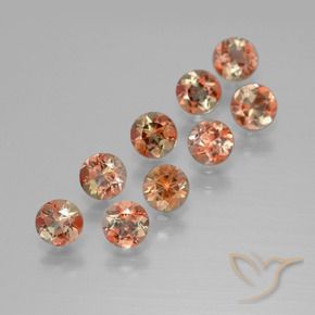 2.44 ctw Multicolor Andalusite Stones, Natural Andalusite in Round Facet Shape for Sale
