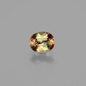 0.71 ct Multicolor Andalusite Gemstone, Andalusite Gem in Oval Facet Shape for Sale.