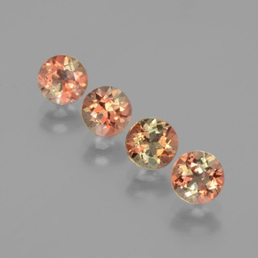 2.39 ct Multicolor Andalusite Gemstone, Andalusite Gem in Round Facet Shape for Sale.