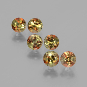 1.88 ct Multicolor Andalusite Gemstone, Andalusite Gem in Round Facet Shape for Sale.