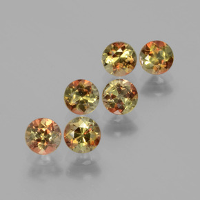 1.88 ct Multicolor Andalusite Stone, Natural Andalusite in Round Facet Shape for Sale