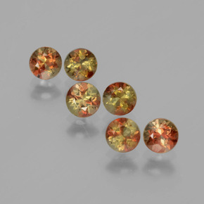 1.66 ct Multicolor Andalusite Gemstone, Andalusite Gem in Round Facet Shape for Sale.