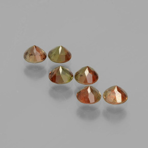 Andalusite Gemstone in 4 mm (calibrated) Size for Sale, Andalusite Stone in Multicolor Color