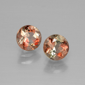 1.21 ct Multicolor Andalusite Stone, Natural Andalusite in Round Facet Shape for Sale