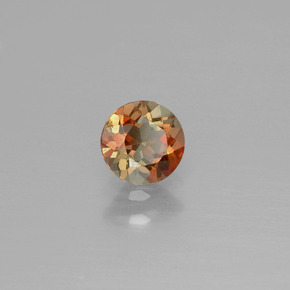 0.46 ct Multicolor Andalusite Stone, Natural Andalusite in Round Facet Shape for Sale