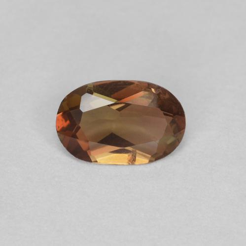 5.9 x 3.9mm Oval Multicolor Andalusite from Brazil, Weight of 0.36ct, Natural untreated Gemstone in VS Clarity, 1pc Oval Facet Andalusite - Color: Multicolor, Mohs Hardness of 7.5 suitable for daily wear jewelry, Photo A