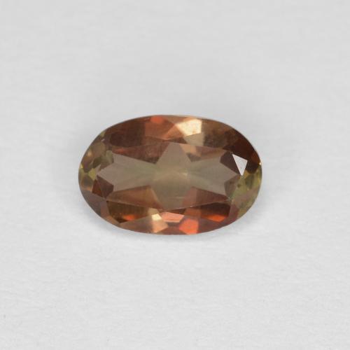6 x 3.9mm Oval Facet Multicolor Andalusite from Brazil, Weight of 0.36ct, Natural untreated Gemstone in VS Clarity, 1pc Andalusite - Color: Multicolor, Mohs Hardness of 7.5 suitable for daily wear jewelry, Photo A